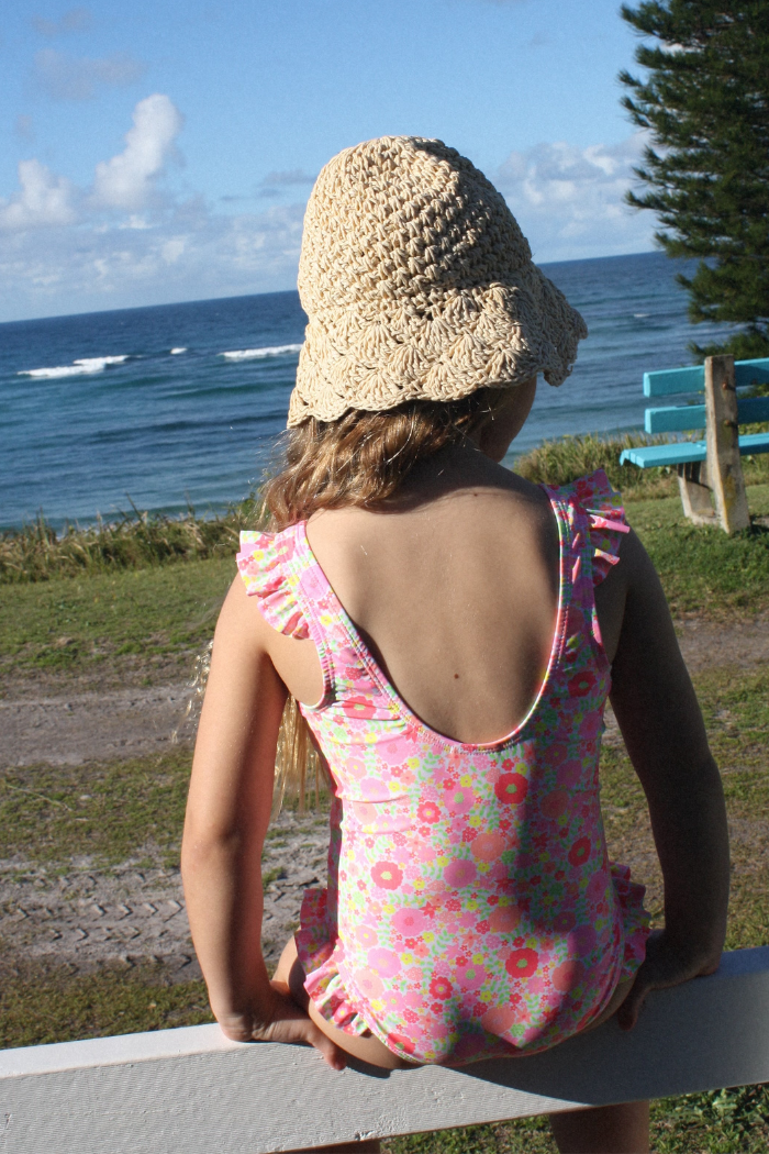 Neon Bloom Swimsuit
