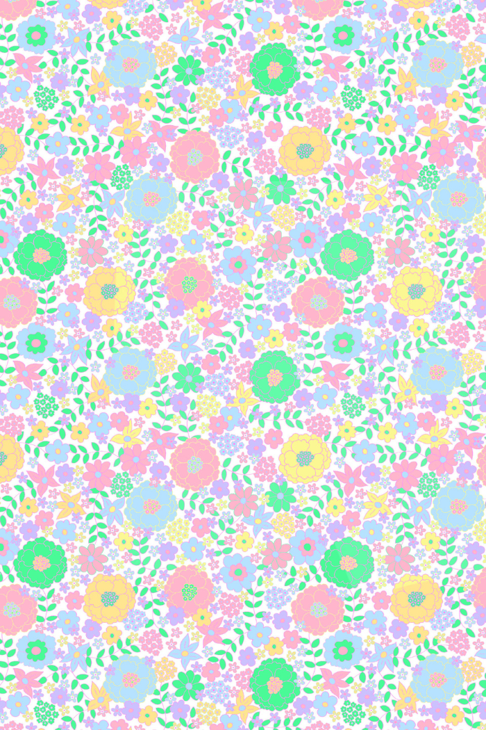 Pastel Garden Bike Short