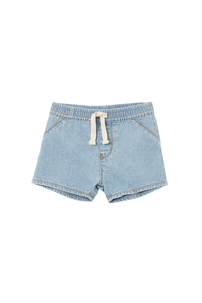 Light Wash Denim Baby Short