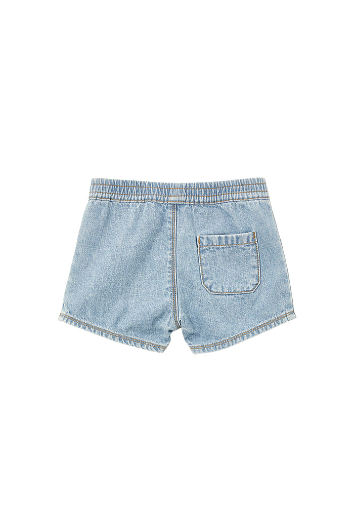 Light Wash Denim Baby Short