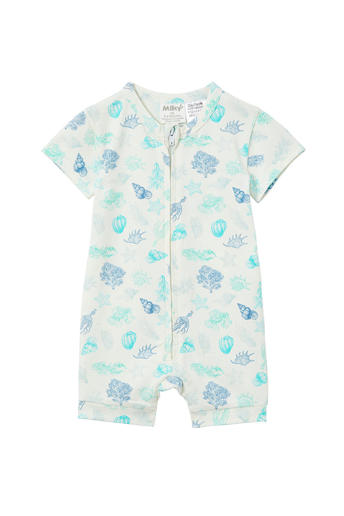 Seashells Zip Romper