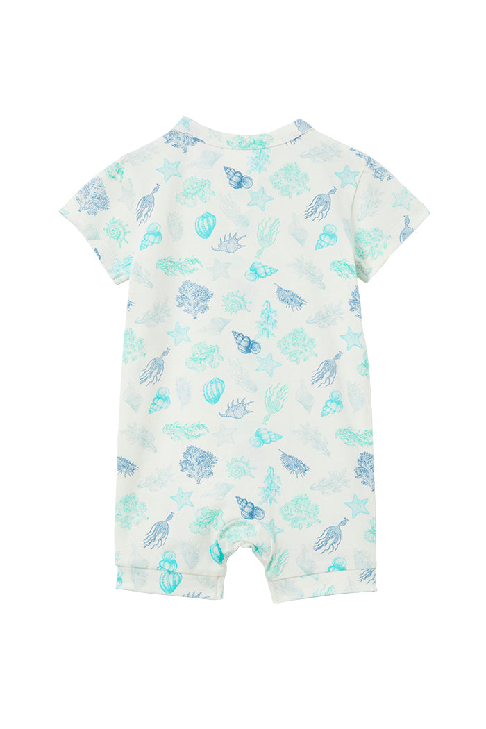 Seashells Zip Romper