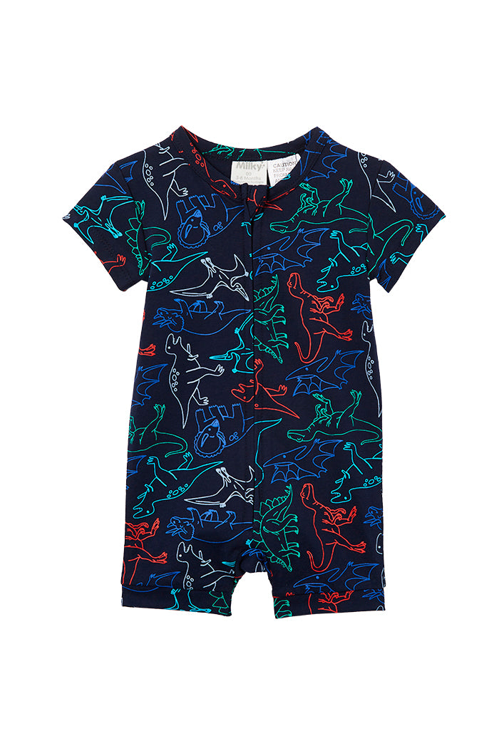 Jurassic Zip Romper