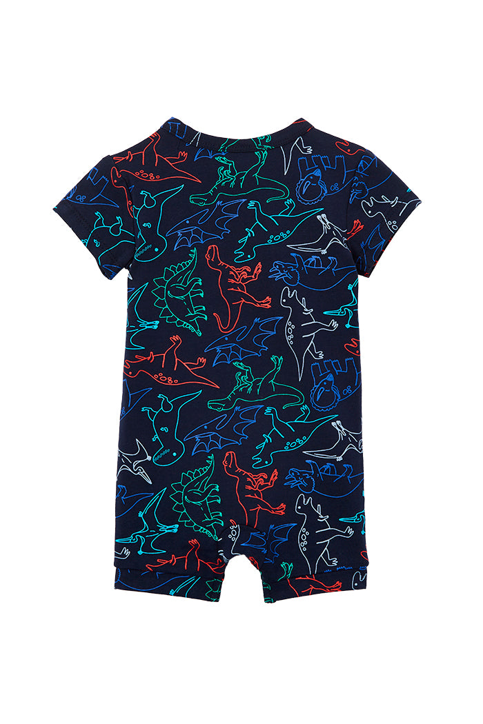 Jurassic Zip Romper