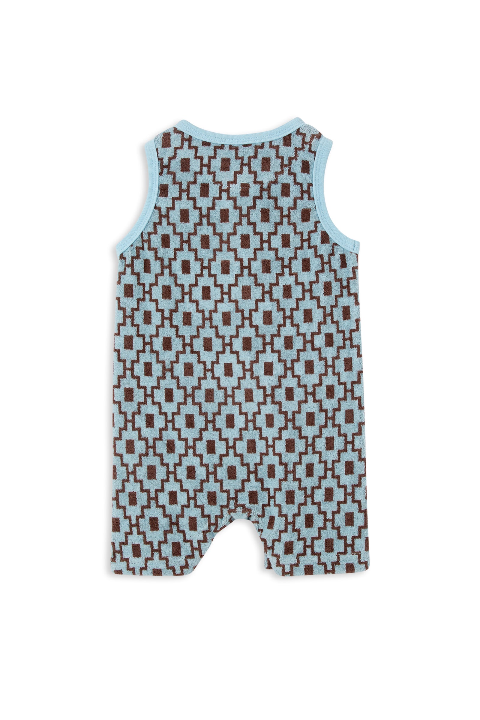 Geo Terry Towelling Romper