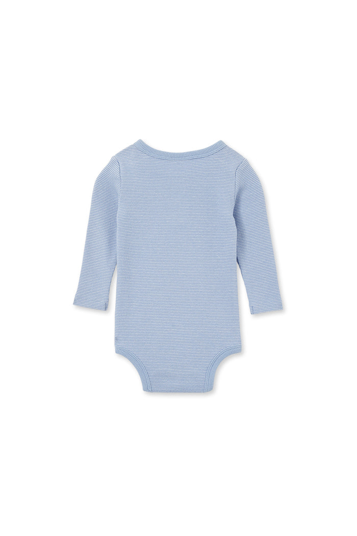 Blue Marle Rib Bubbysuit