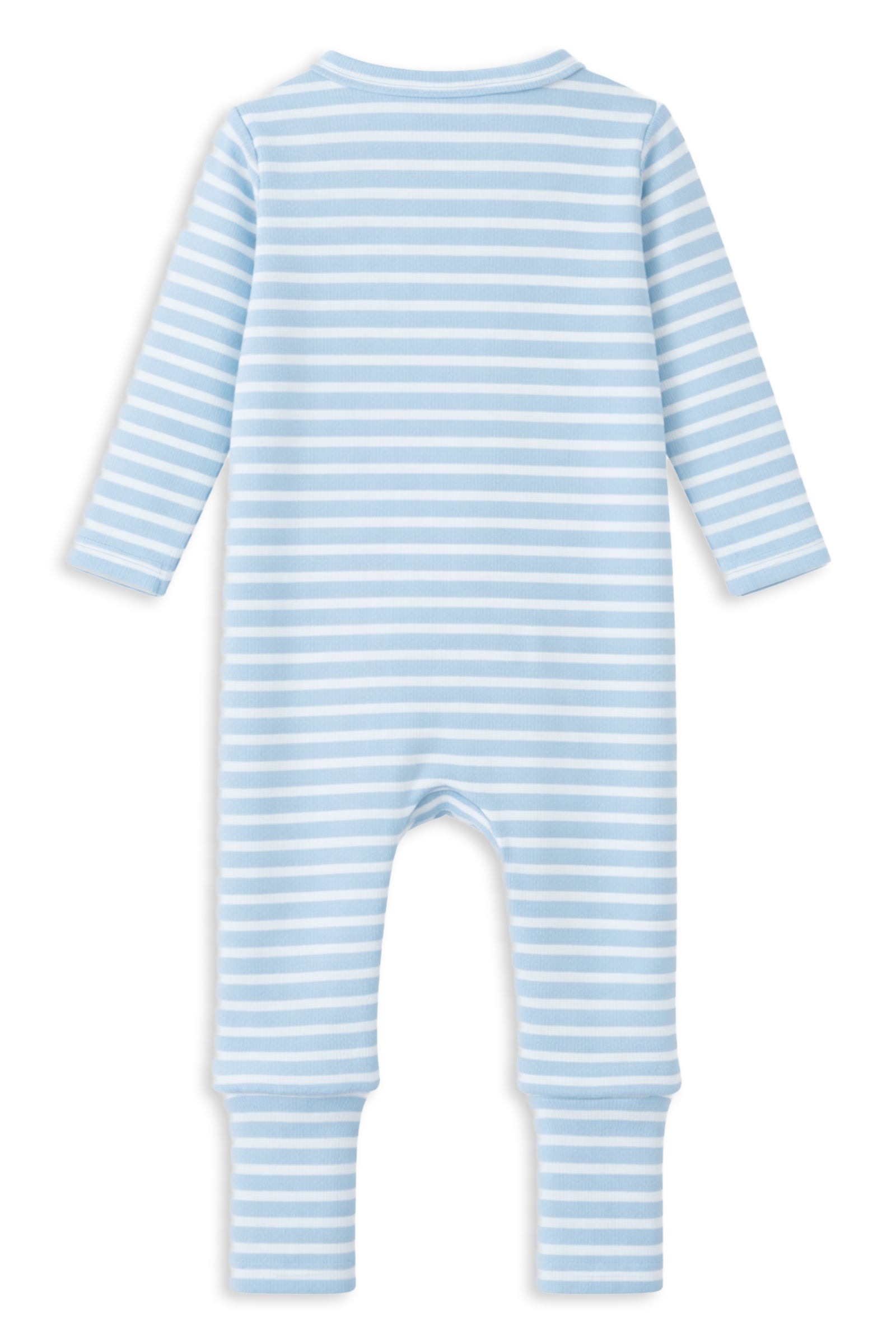 Mist Stripe Zip Romper