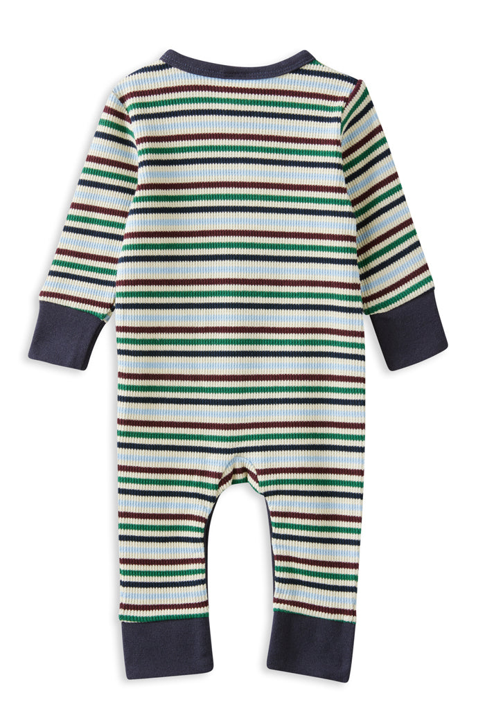 Heritage Waffle Henley Romper