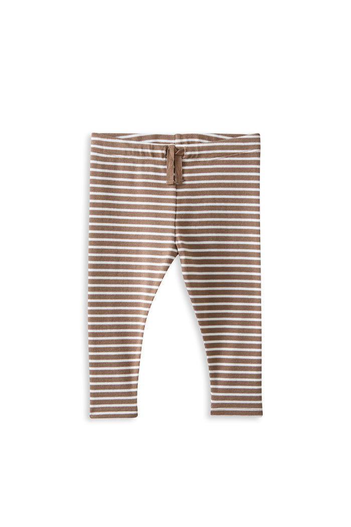 Latte Stripe Baby Pant