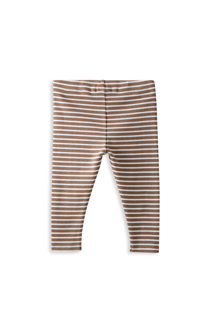 Latte Stripe Baby Pant