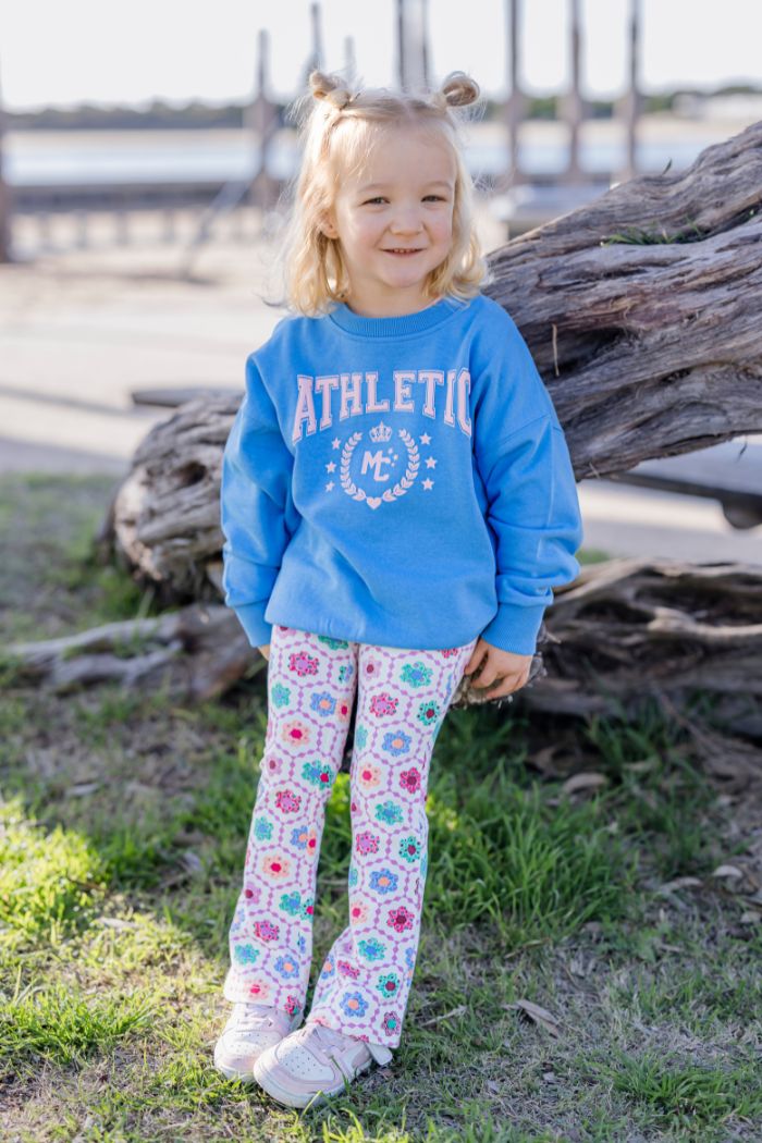 Honeycomb Bloom Flared Legging