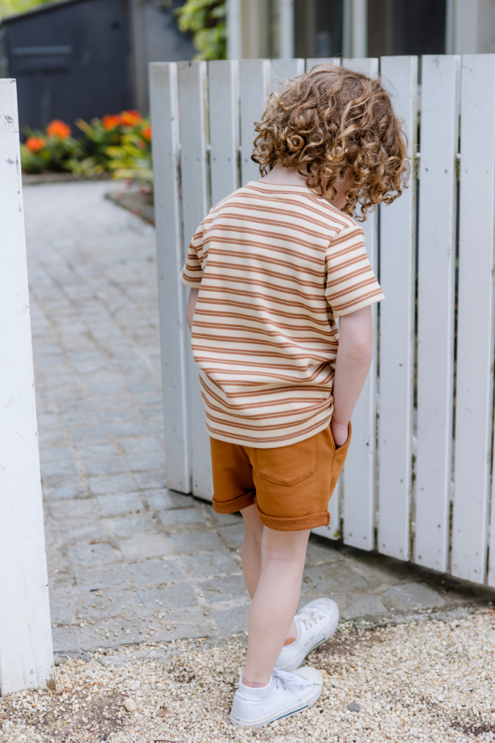 Natural Stripe Henley