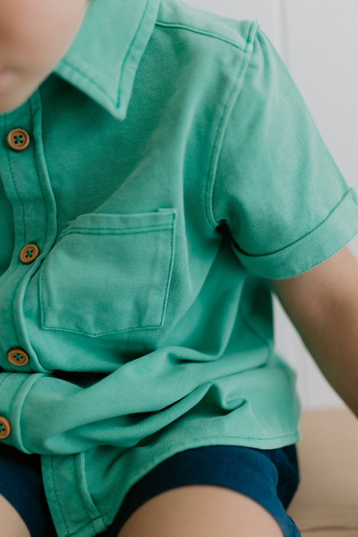 Apple Green Pique Shirt