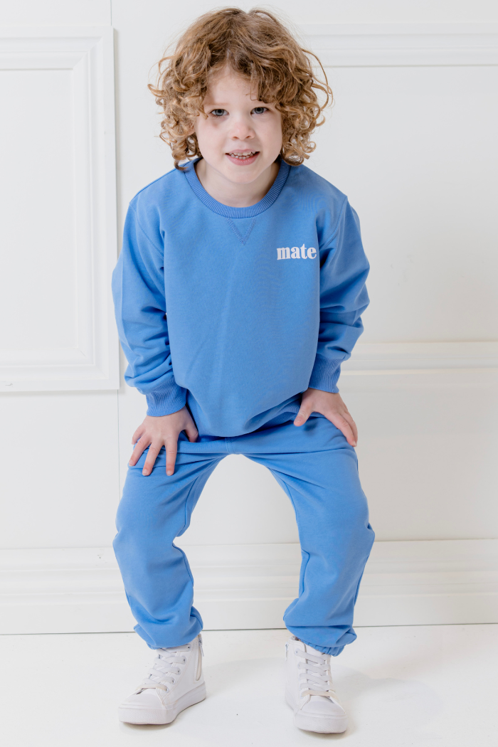 Blue Track Pant