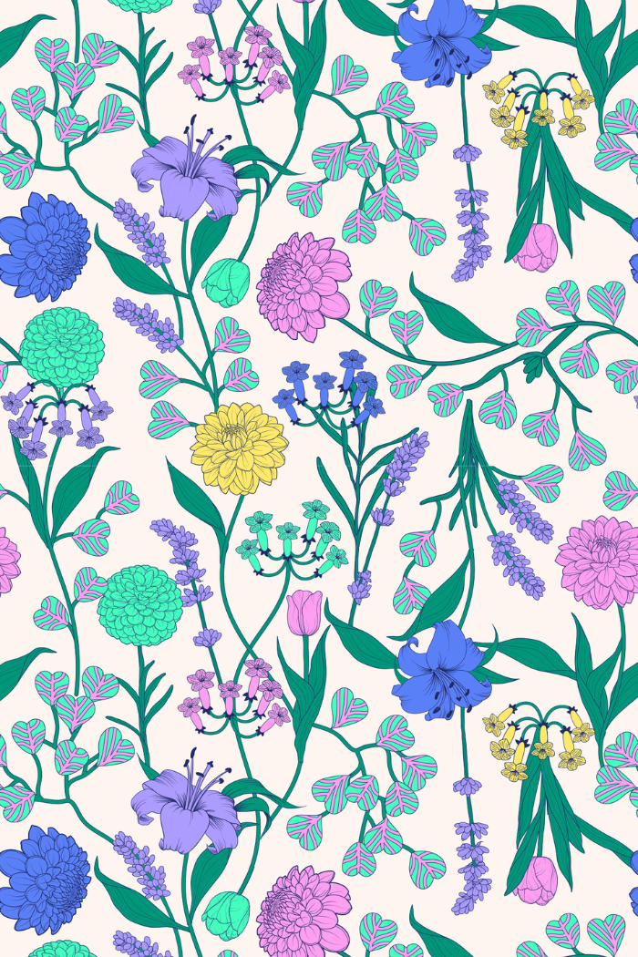 Spring Bouquet Bike Short