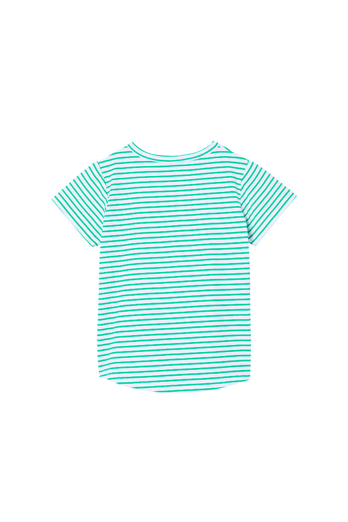 Green Stripe Bicycle Tee