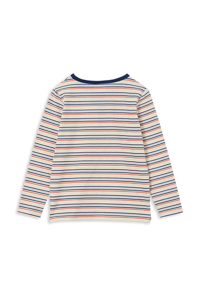 Natural Stripe Henley