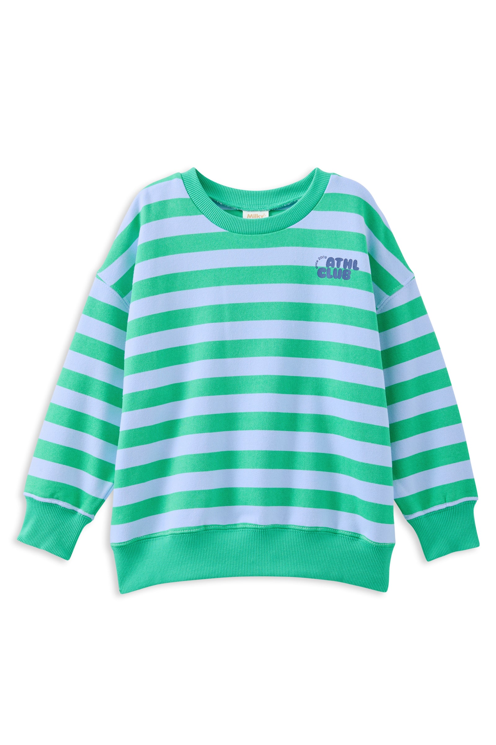 Athl Stripe Fleece Sweat