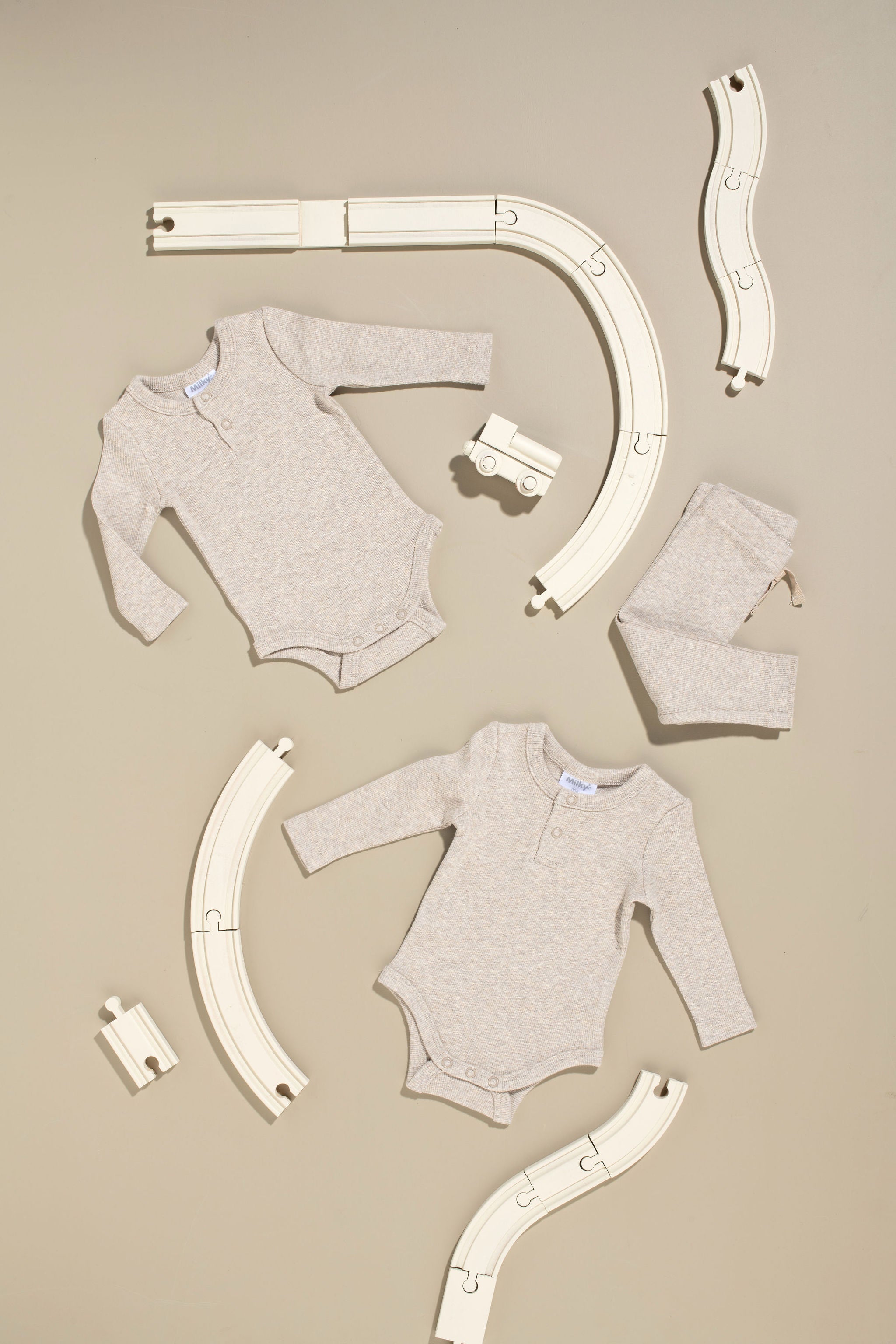 Natural Bubbysuit and Pant Set