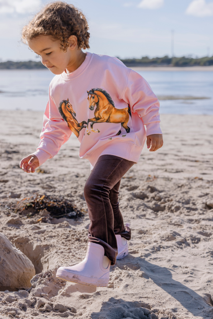 Espresso Velour Flares