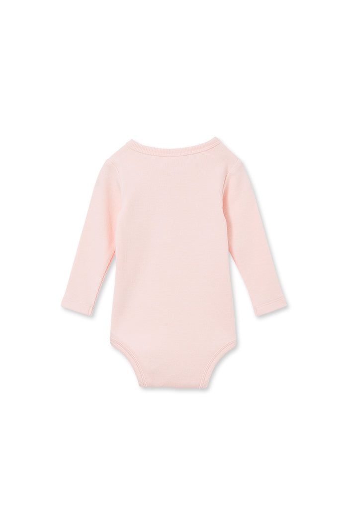 Powder Pink Rib Bubbysuit