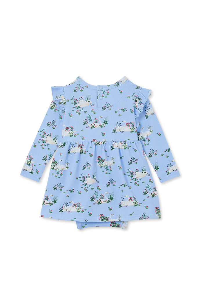 Swans Frill Baby Dress