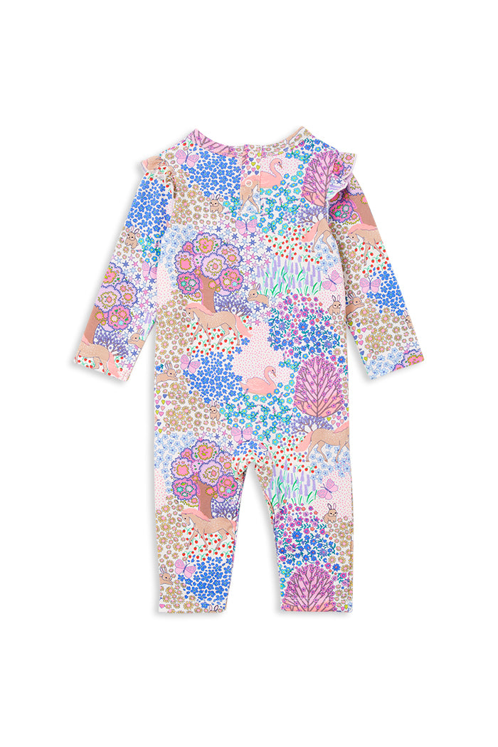 Patchwork Frill Romper