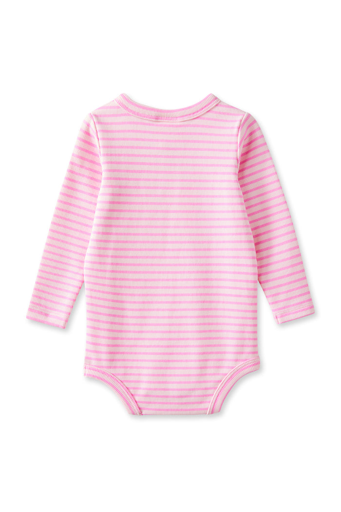 Tickled Pink Stripe Bubbysuit