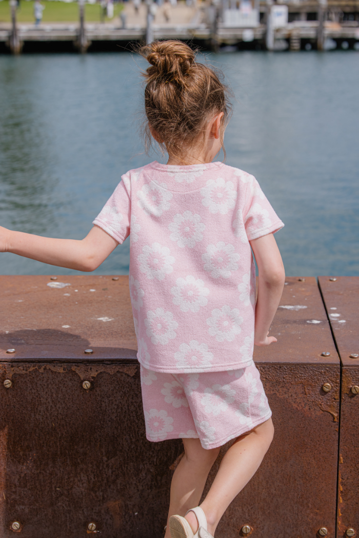 Floral Terry Towelling Set