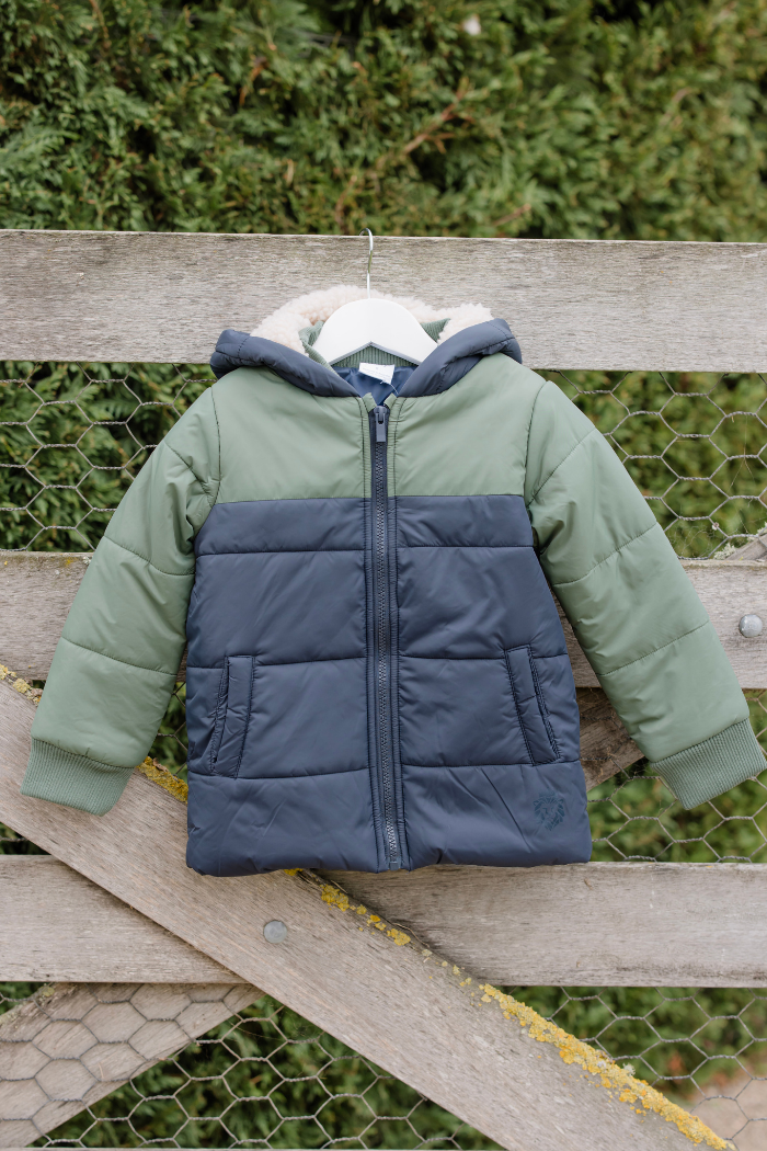 Panel Puffer Jacket