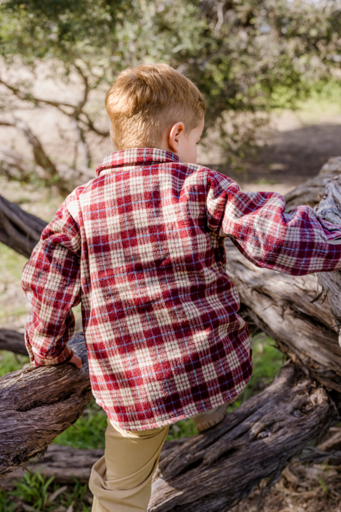 The Buddy Shirt - Burgundy