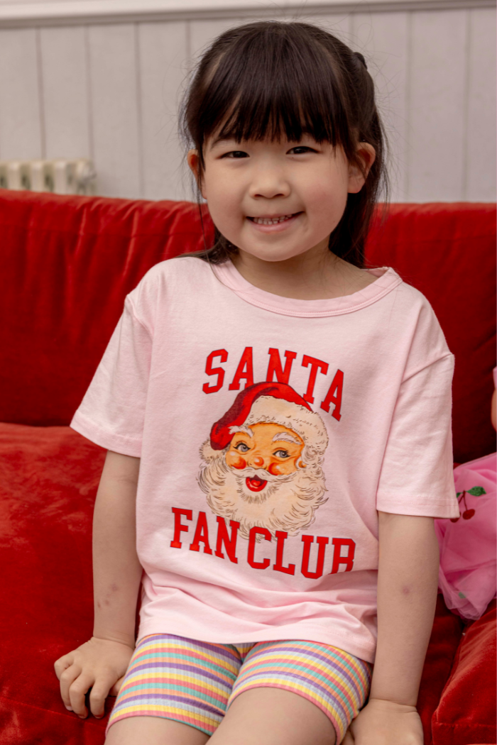 Santa Fan Club Tee - Pink