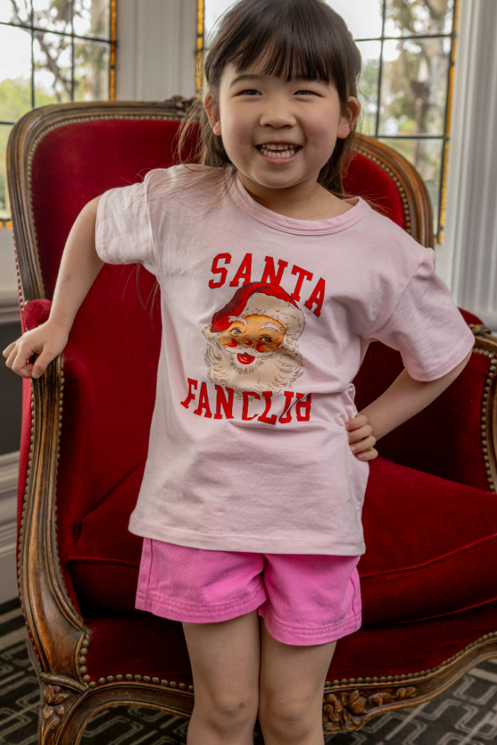 Santa Fan Club Tee - Pink