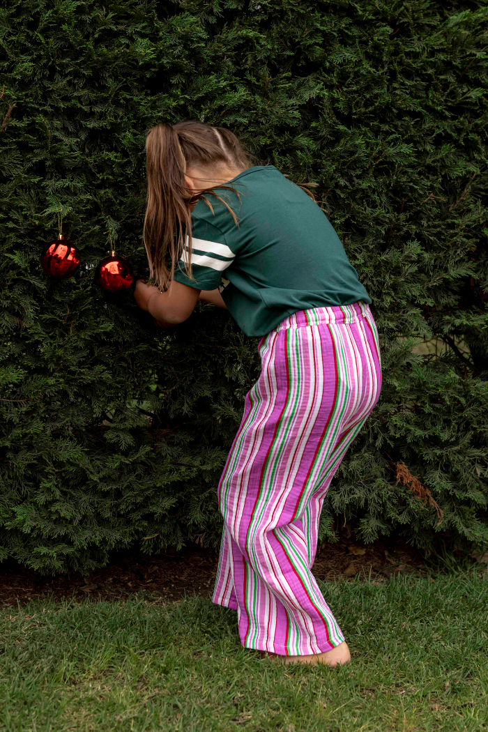Crinkle Stripe Pant