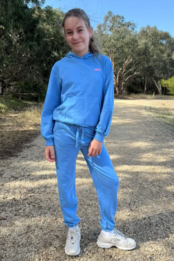 Blue Track Pant