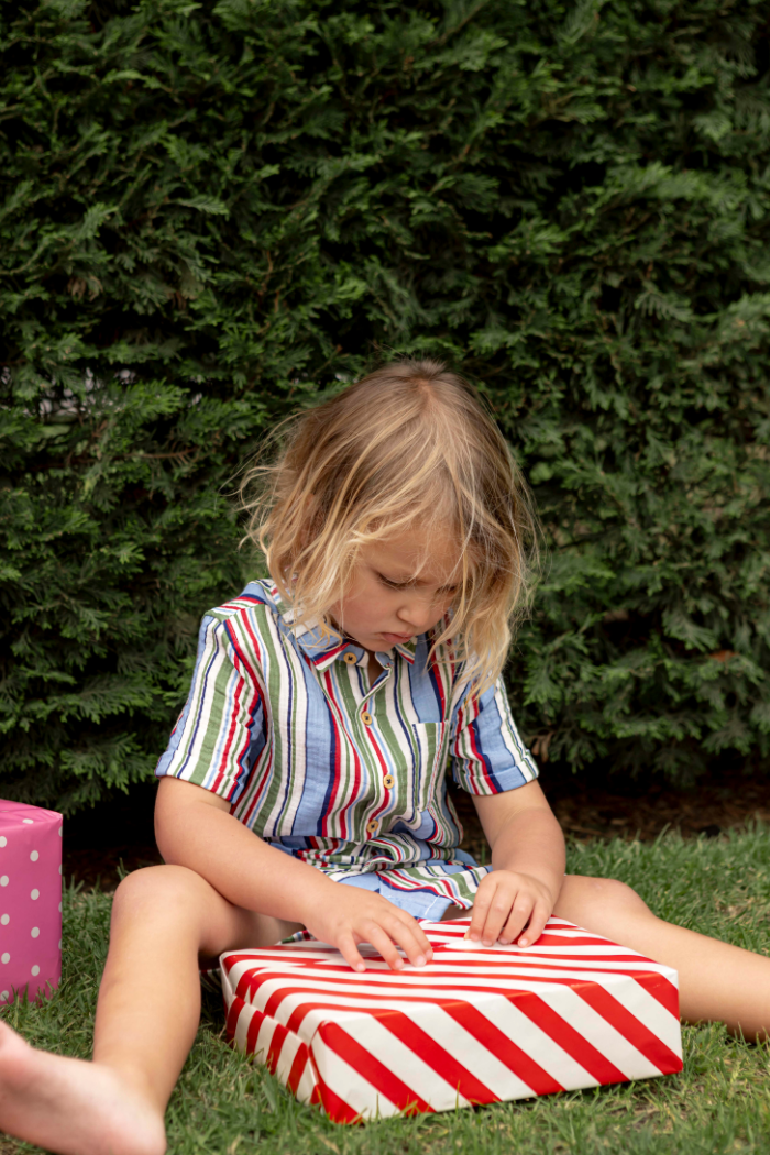 Crinkle Stripe Shirt