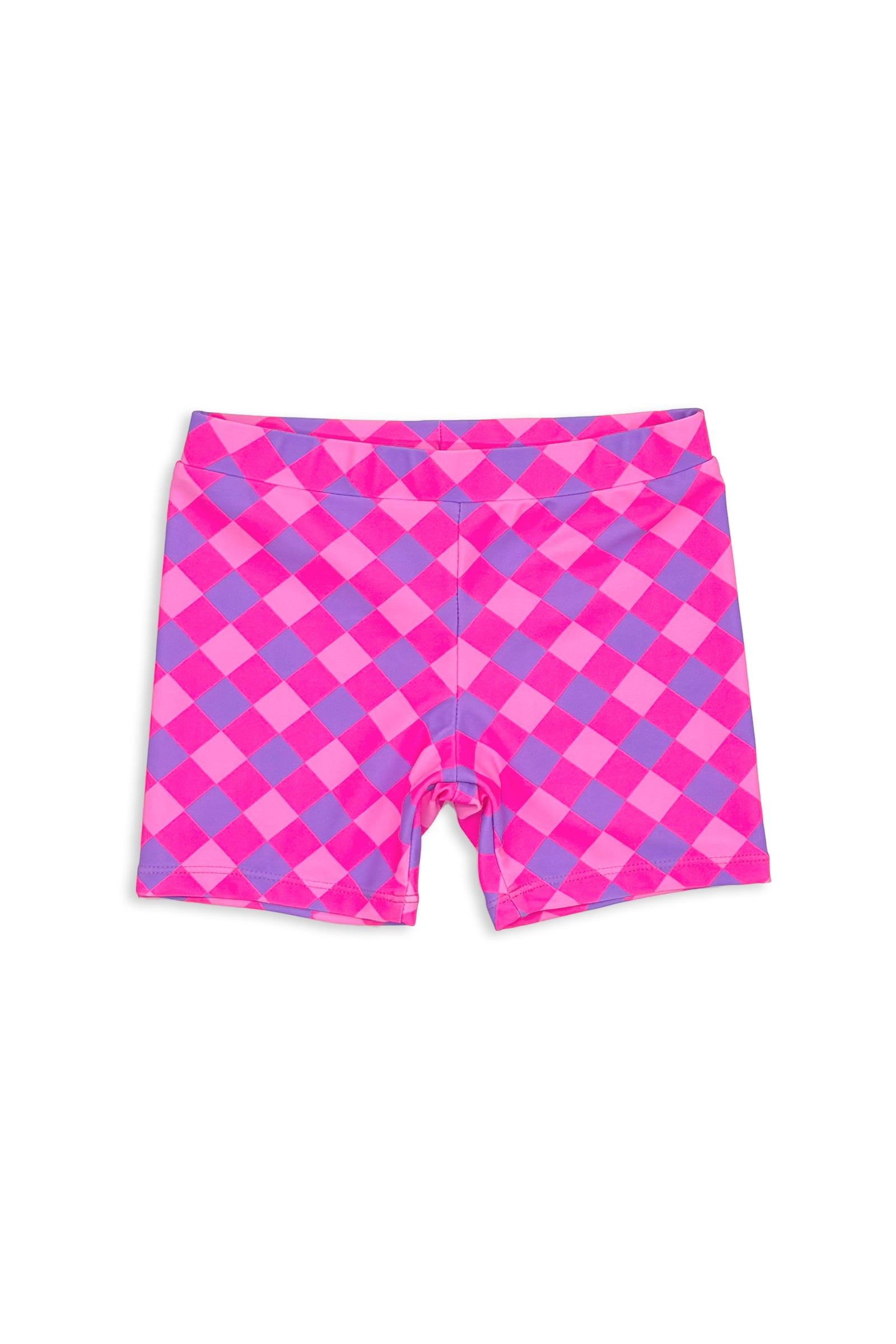 Lilac Check Swim Short