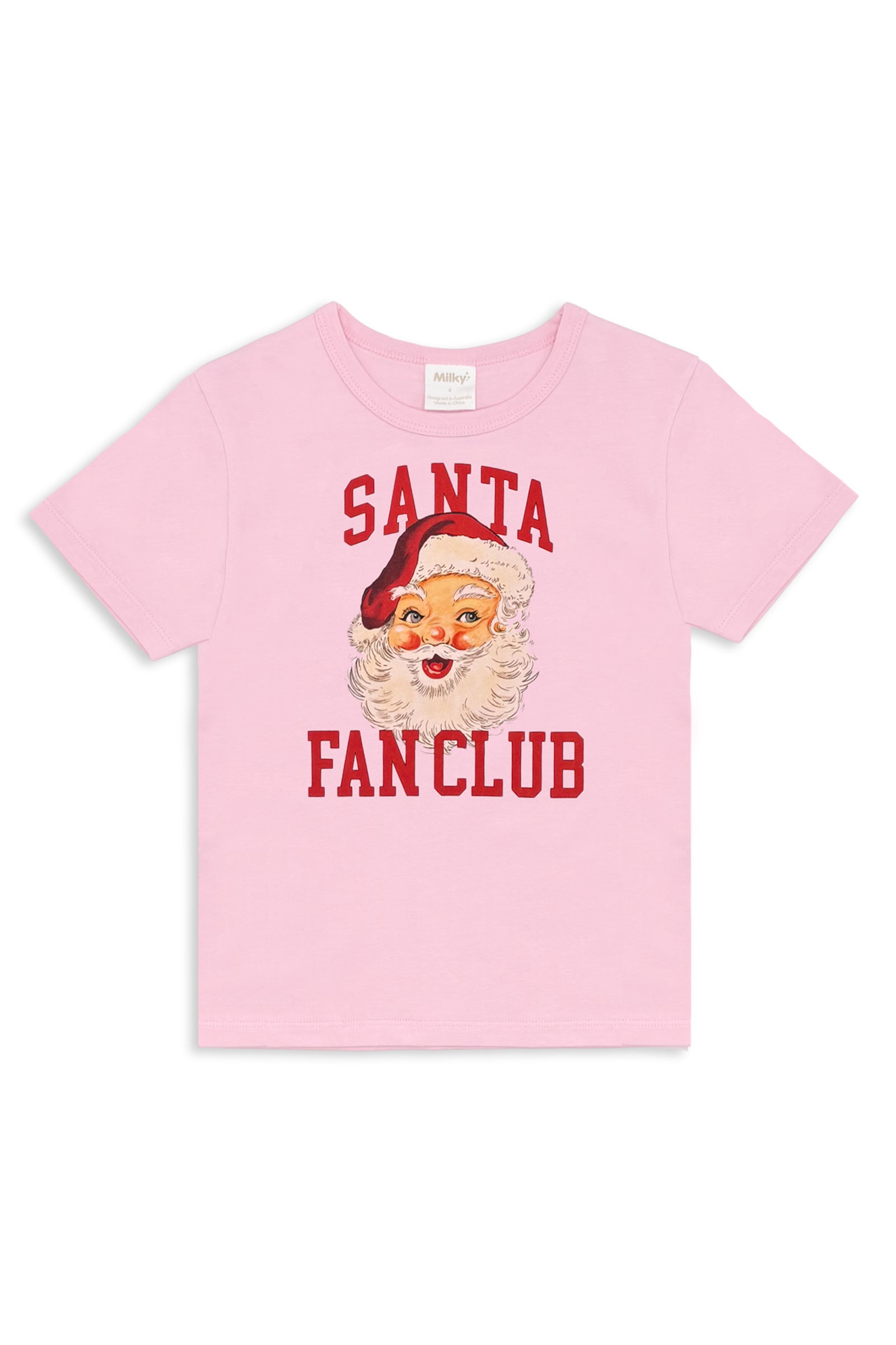 Santa Fan Club Tee - Pink
