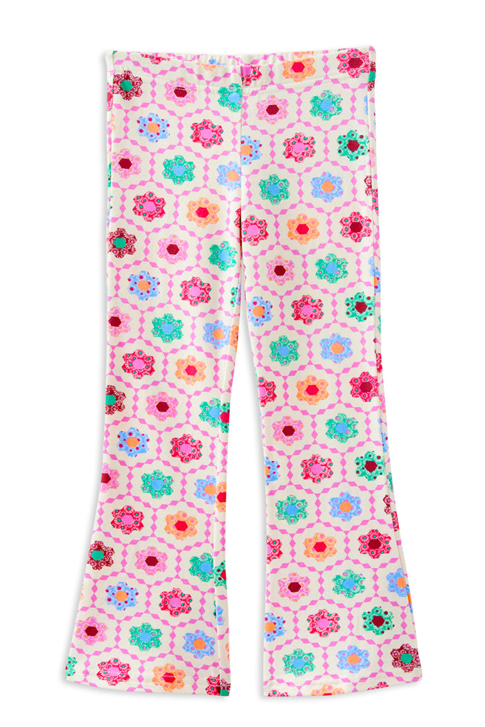 Honeycomb Bloom Flared Legging