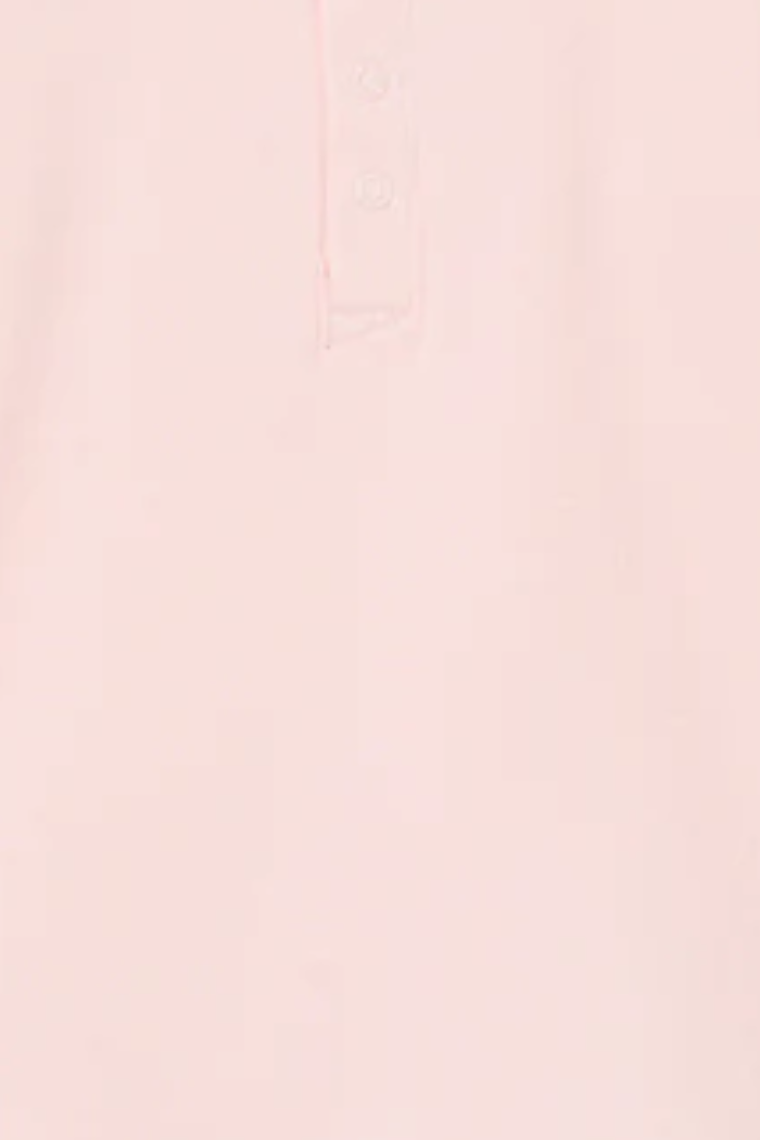 Powder Pink Rib Henley