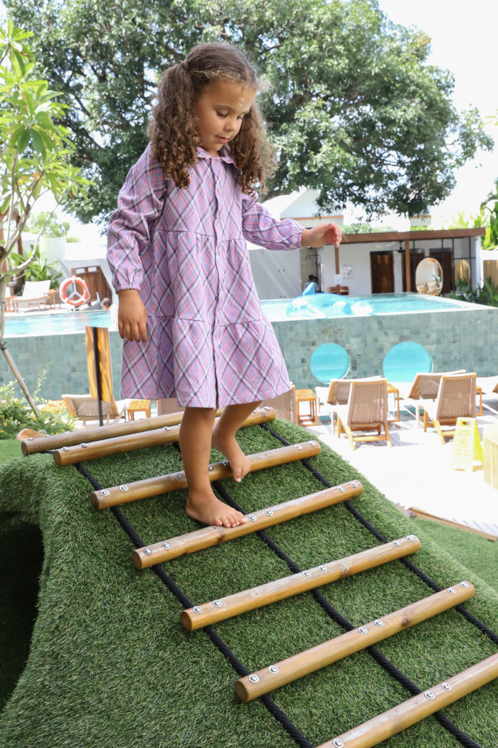 Playtime Check Dress