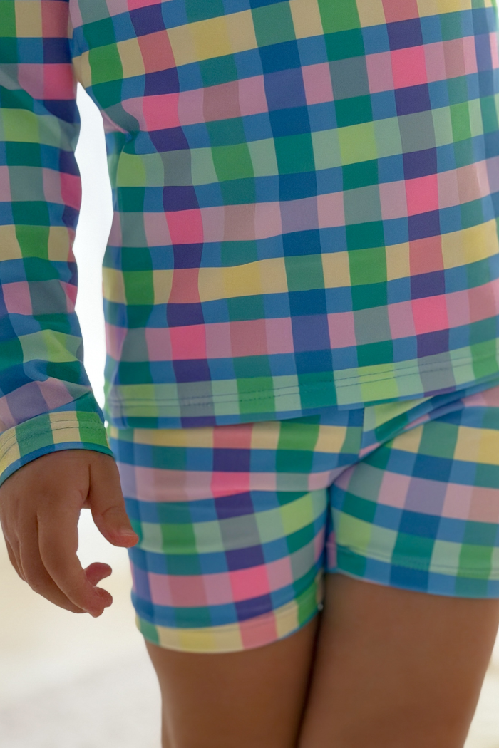 Picnic Check Swim Short