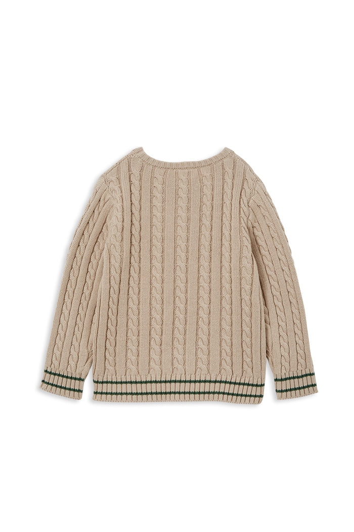 True Natural Cable Knit Jumper
