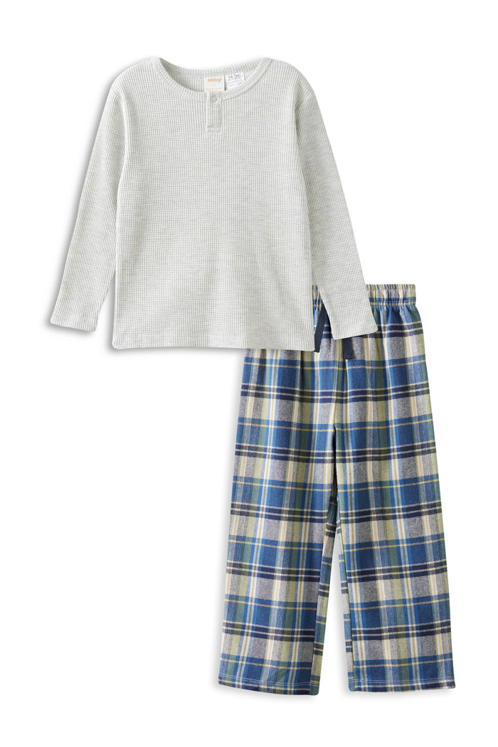 Chester Check PJ's - Navy