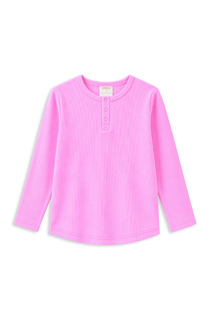 Pink Henley