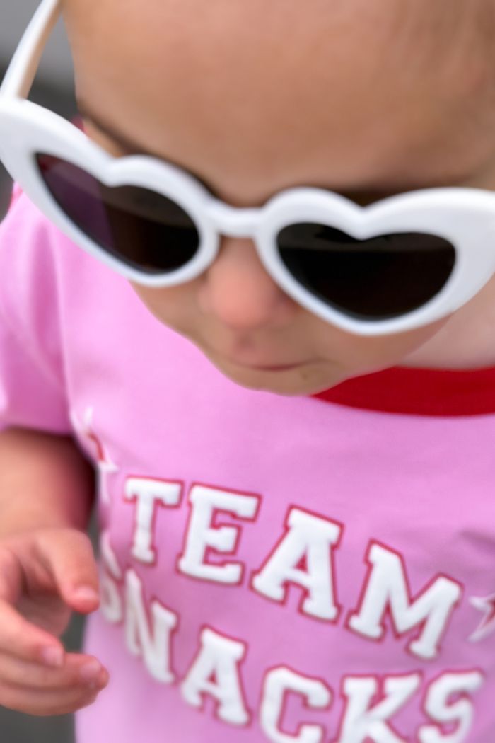 Team Snacks Tee Pink - Kids