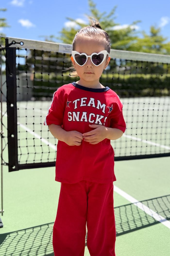 Team Snacks Tee Red - Kids
