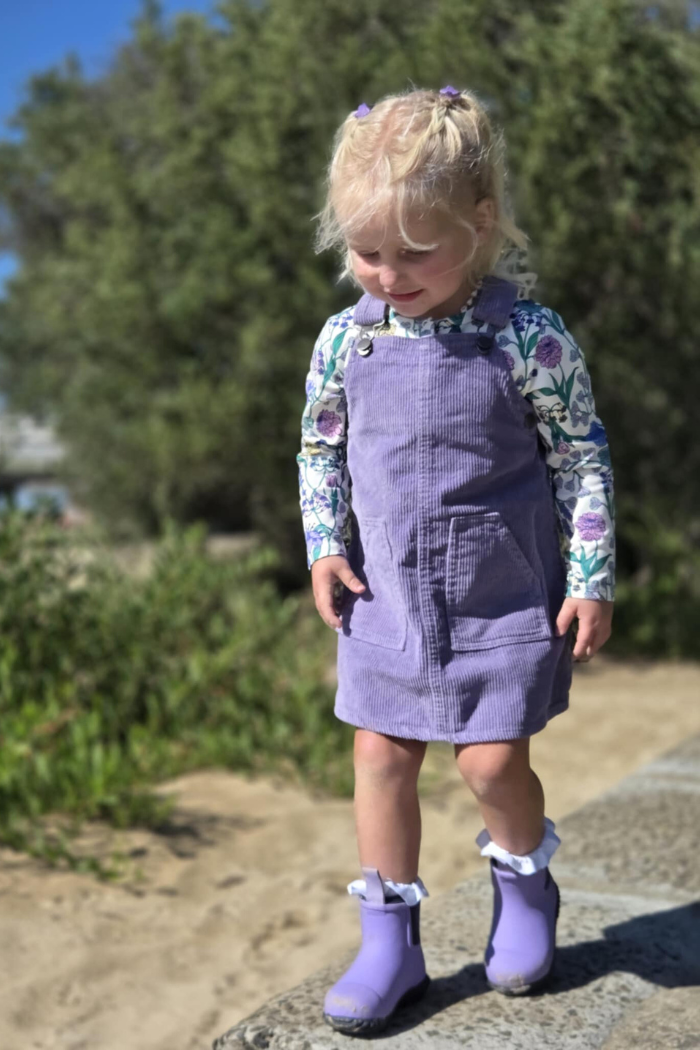 Lilac Cord Dress
