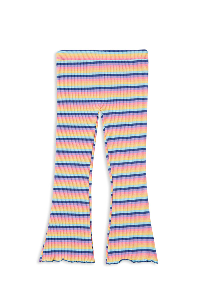 Multi Stripe Flare Legging