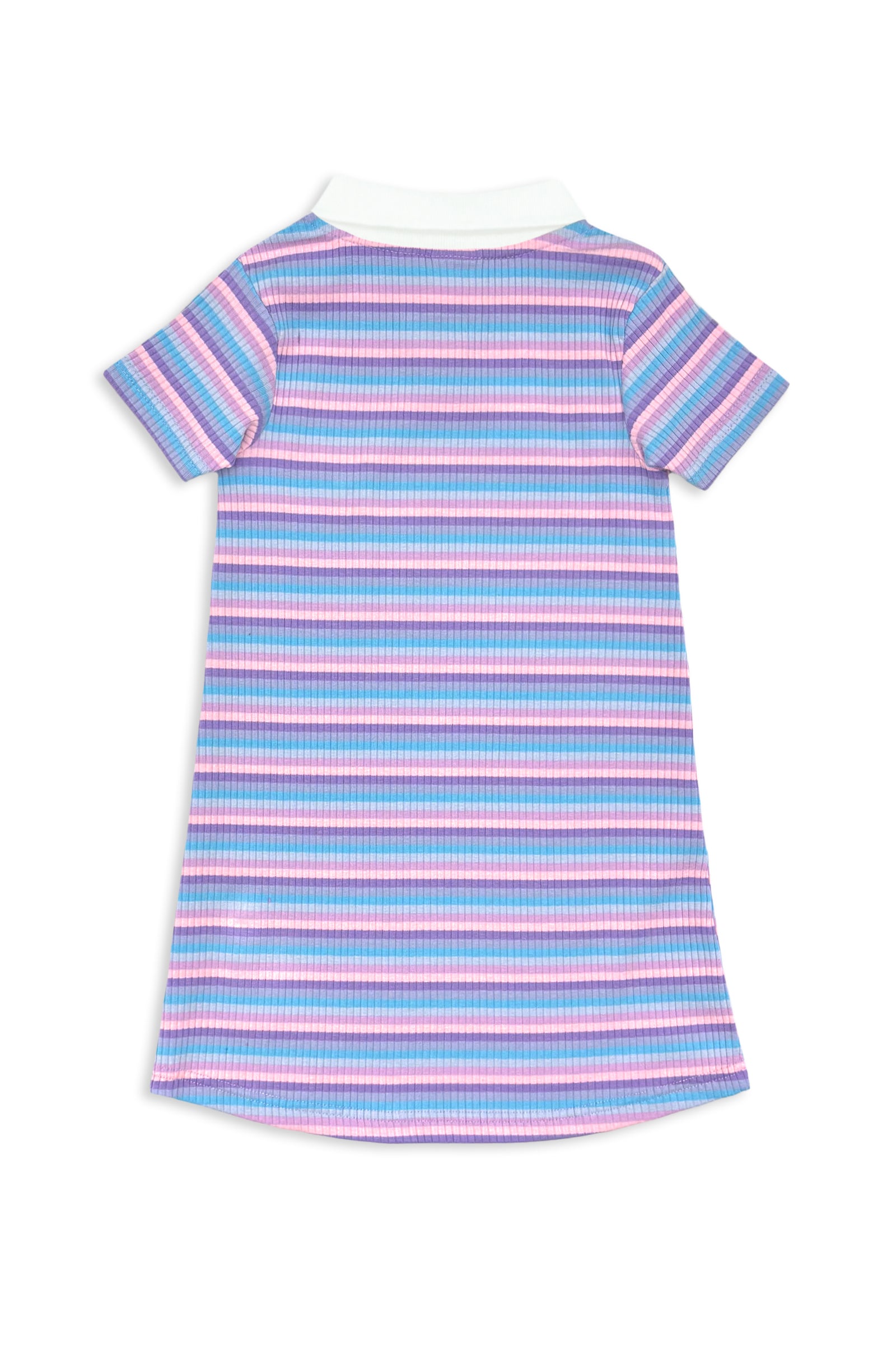 Lilac Stripe Rib Dress